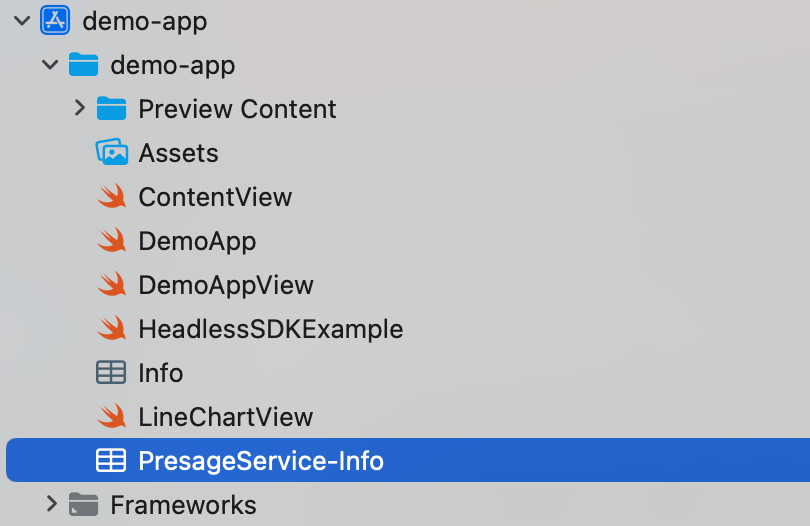 Example plist location